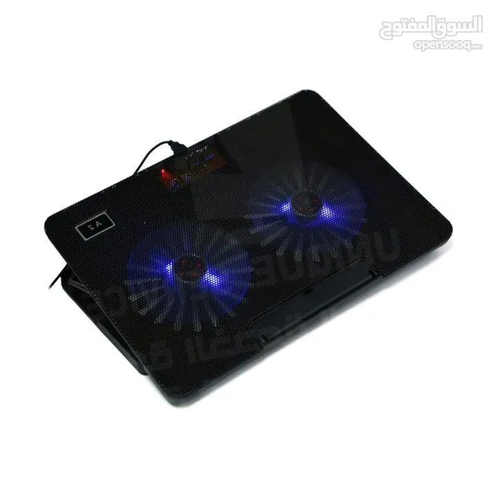 مروحة تبريد مناسبة للهواتف التاب و اللابتوب Cooling Pad A2 Fits 9 to 17 Inch