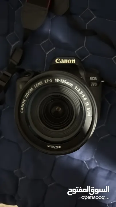 Canon 77D with lens