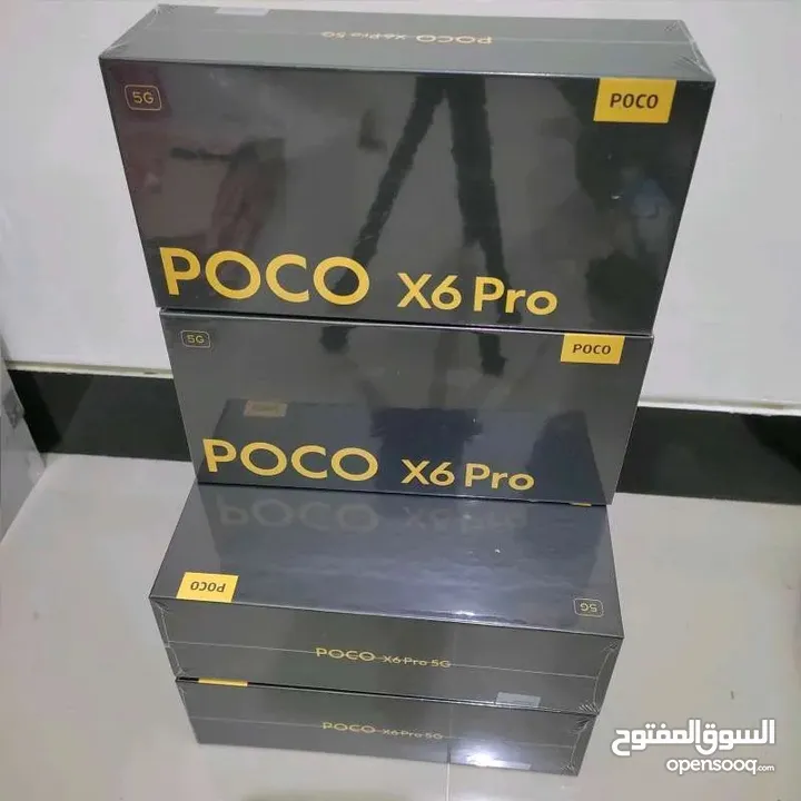 بوكو X6 pro 5g جديد كفالة الوكيل الرسمي في الاردن بسعر