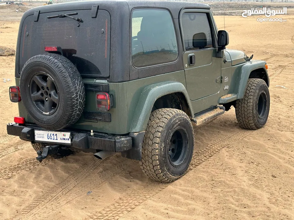 jeep wrangler GCC 2006 clean جيب خليجي نظيف  جدا ممشى قليل . سعر قابل للتفاوض