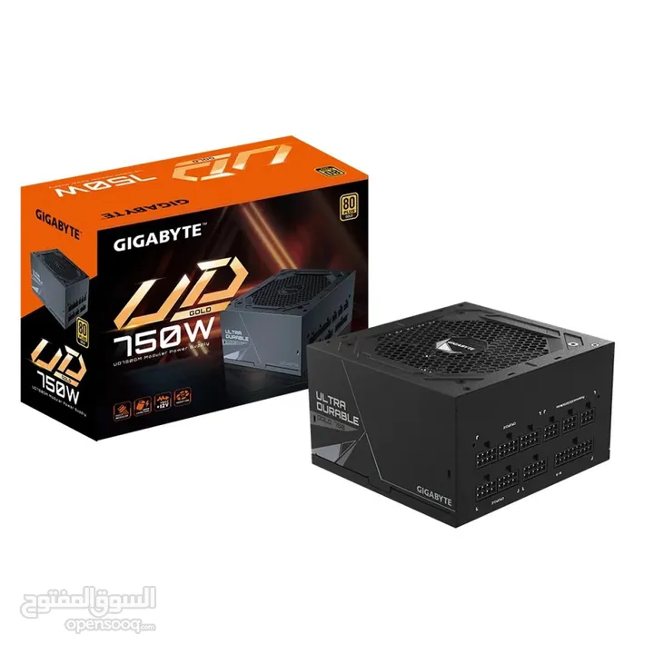 باور سبلاي - مزود طاقه لأجهزة الجيمنج GIGABYTE UD 750W 80+ GOLD FULLY MODULAR GAMING POWER SUPPLY