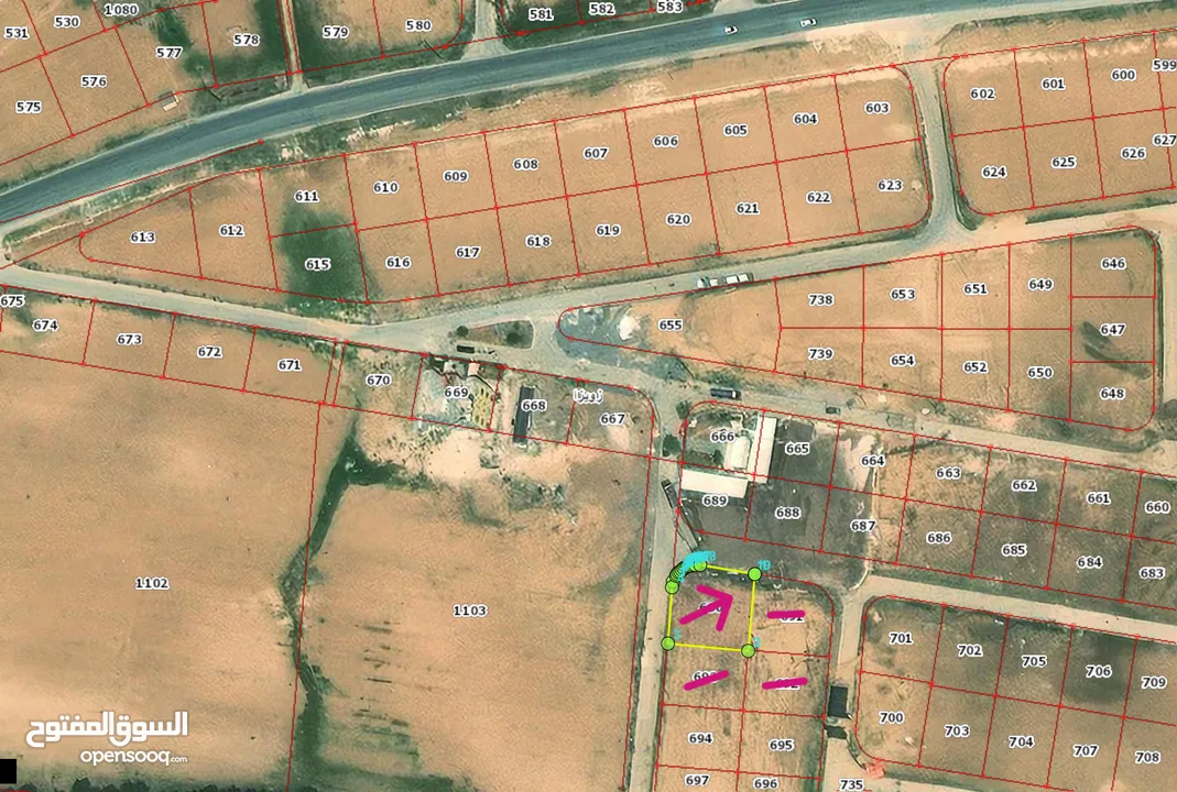 قطعة ارض من ارضي جنوب عمان زويزا للبيع على شارعين