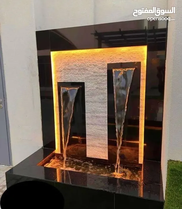 بناء شلالات هندسيه للحدائق والشاليهات