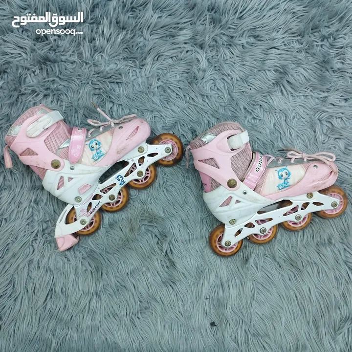 Skate (VIP)   عجال مطاط هيكل بلاستيك مقوى شفرات حديد   السعر والمقاس والماركة أسفل كل صورة