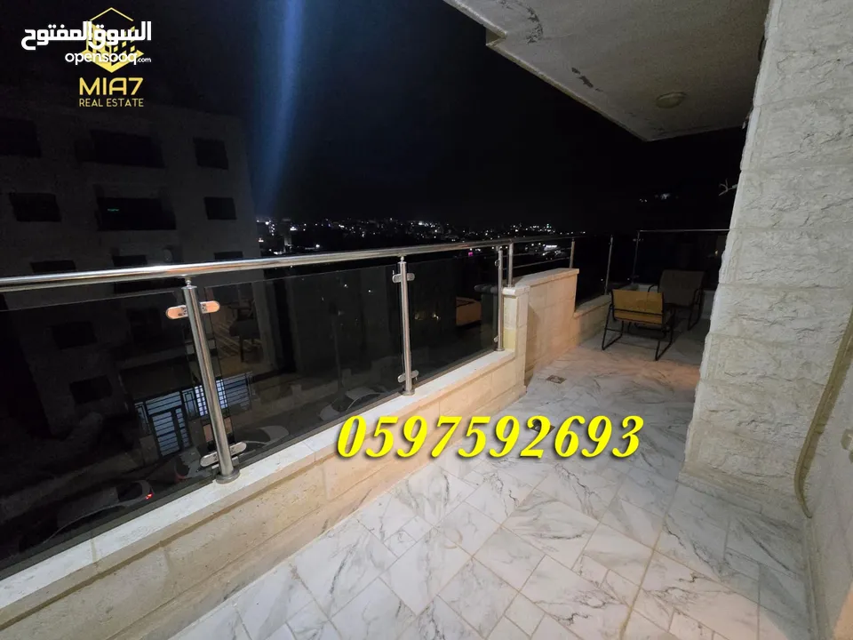 شقة فاخرة مفروشة للإيجار رام الله - الطيرة ( بطن الهوى ) قرب اسكانات طيبة 1 و 2