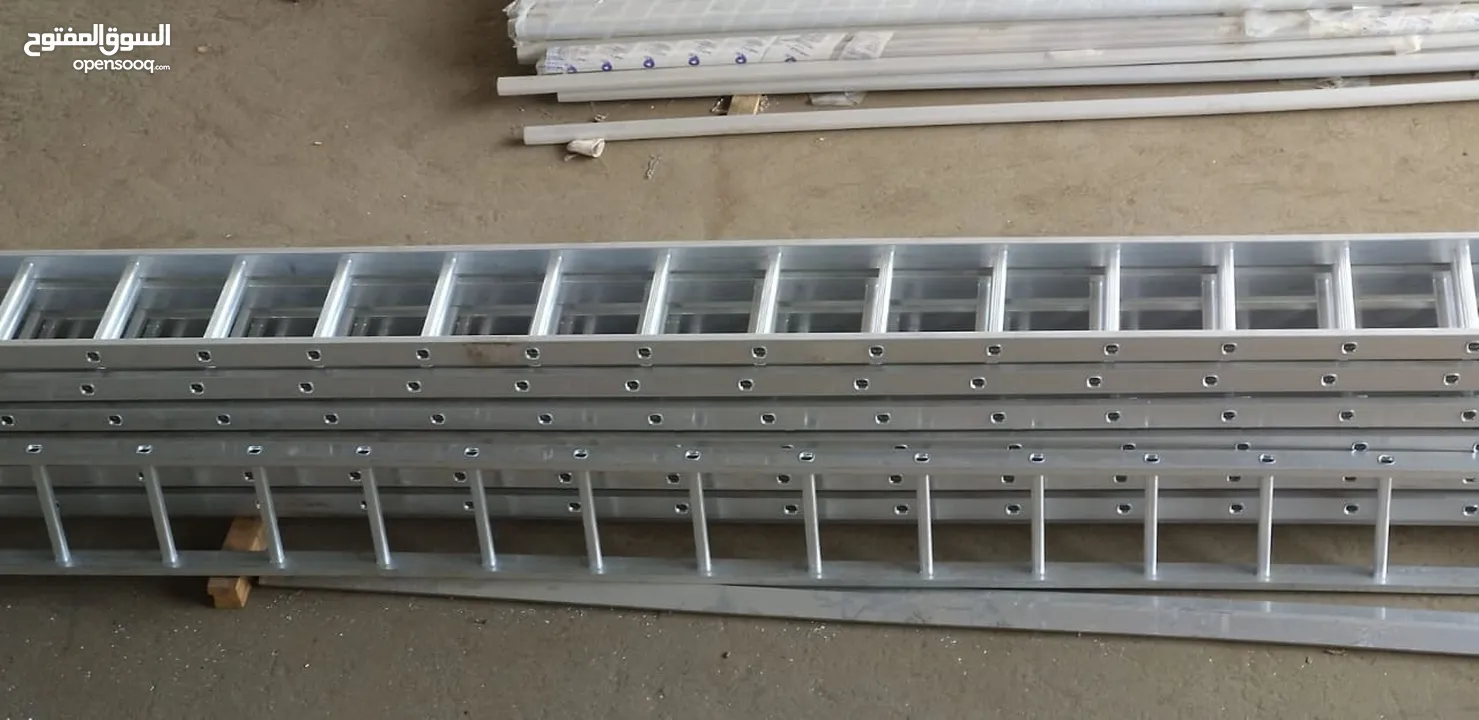 Aluminum scaffolding and ladders