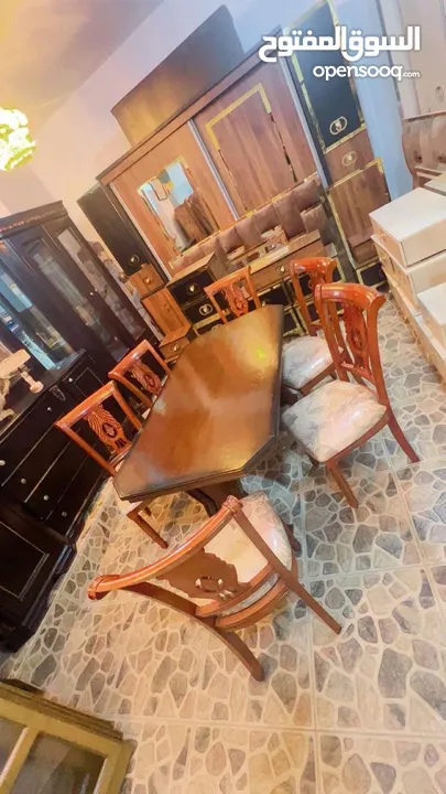طاوله سفره 6كراسي