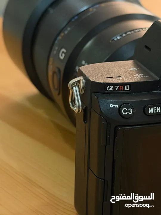 Sony A7iii with 3 lens