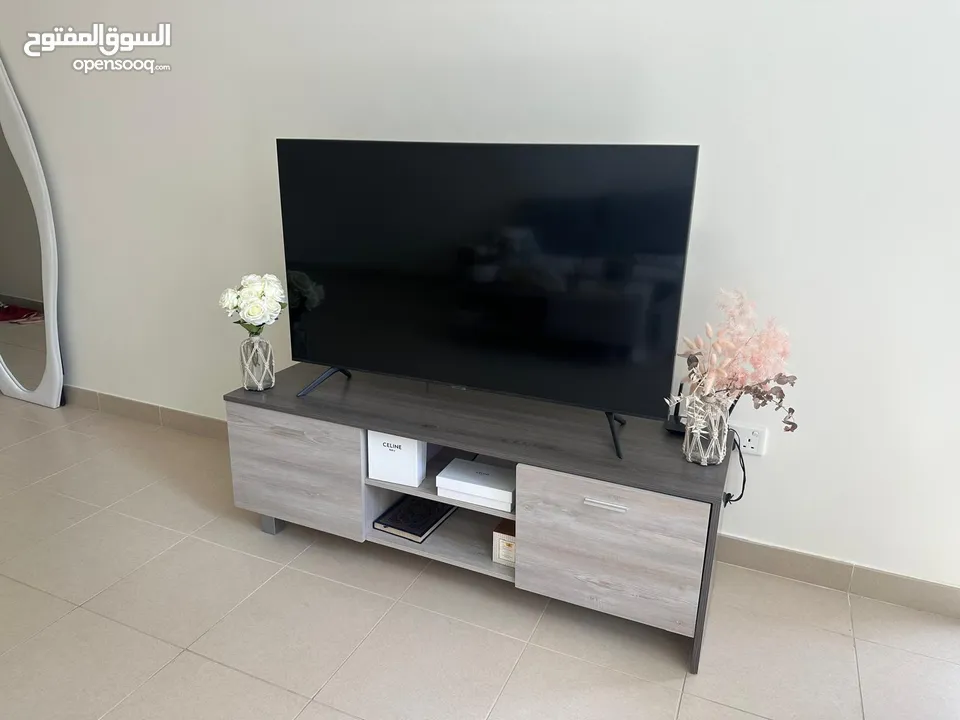 Tv unit wooden grey