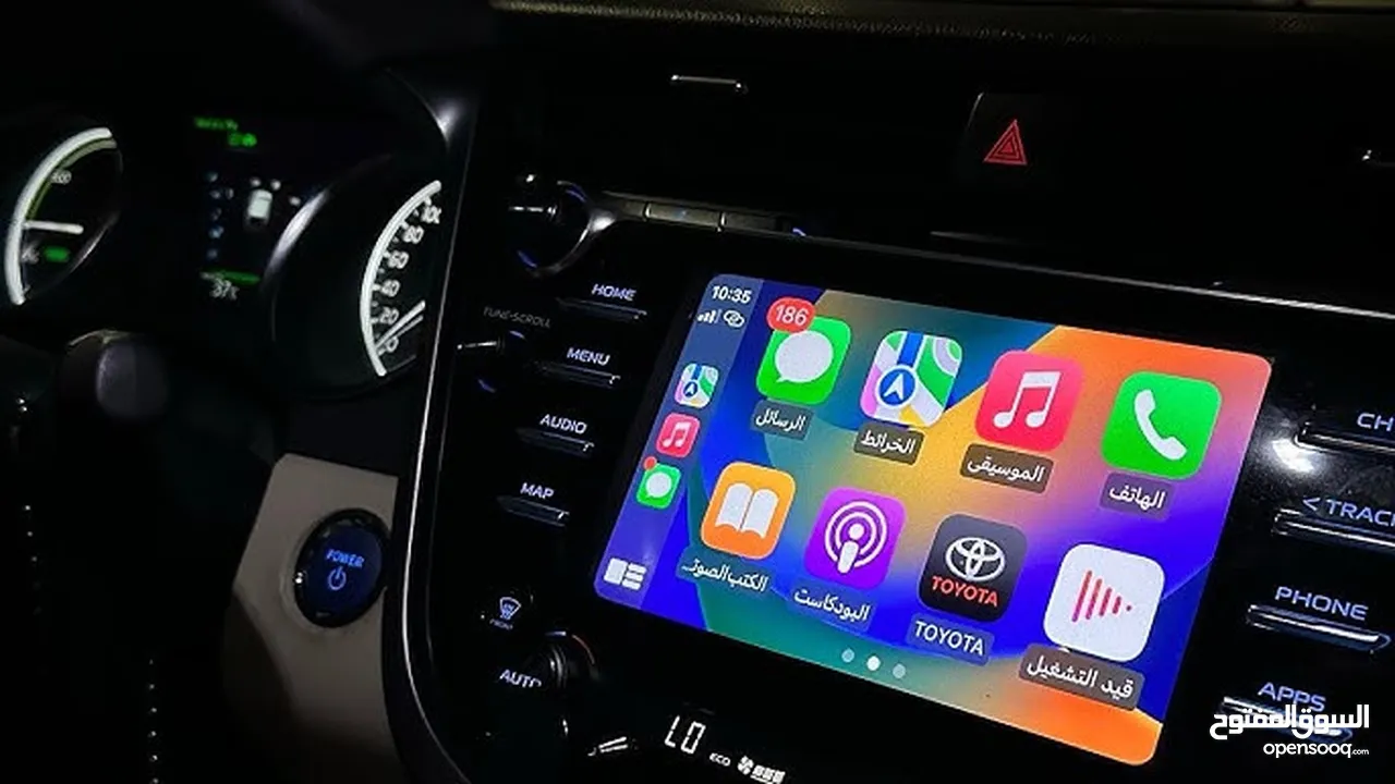 CarPlay على كامري 2018