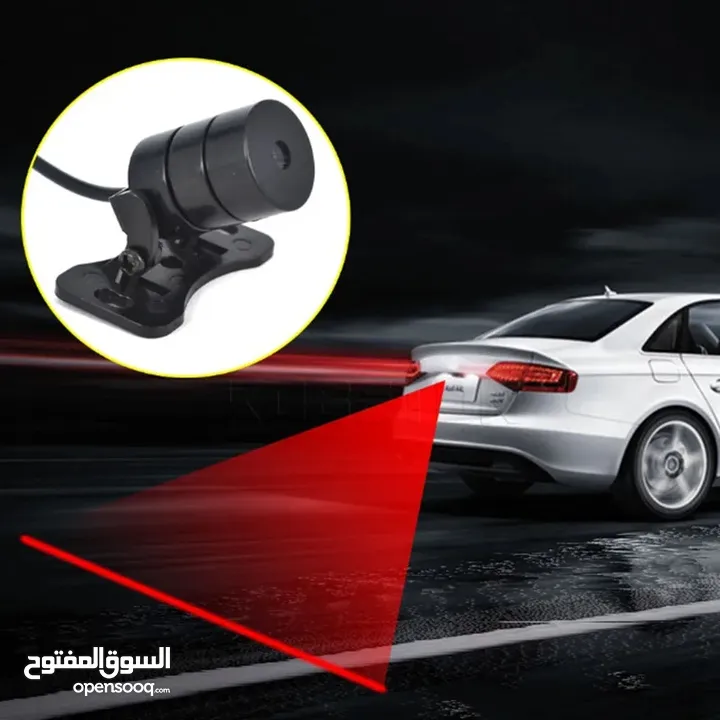 ليزر خلفي للسيارات والدراجات vehicles /bikes safety rear laser light