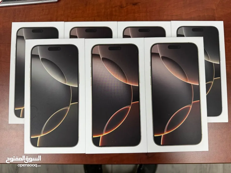 Iphone 16 Pro Max // ايفون 16 برو ماكس جديد كفالة الشرق الاوسط جميع الالوان  افضل سعر