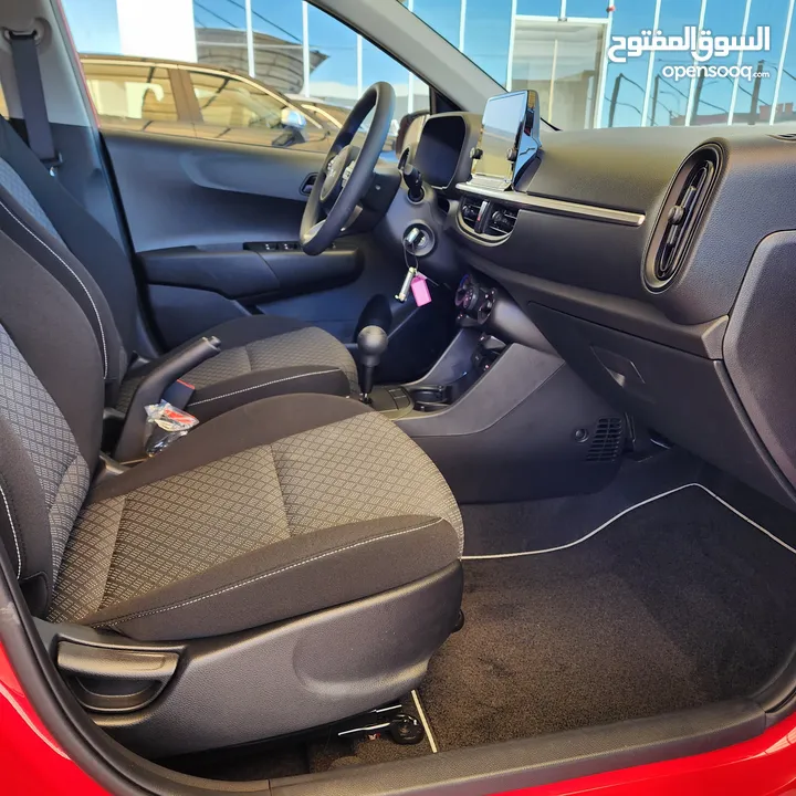Kia Picanto 2024 الجديده كلياً- كفالة الوكيل الرسمي 5 سنوات وعقد صيانة 30,000 كم زيوت وفلاتر