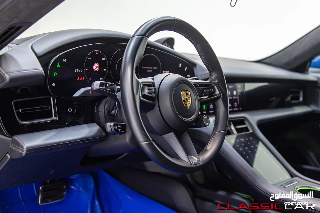 Porsche Taycan Turbo 2021 dual motor   كهربائية بالكامل  Full electric