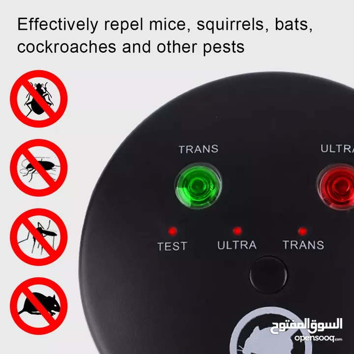 360 Degrees Ultrasonic Pest Repellers Electronic Rodent Repellers