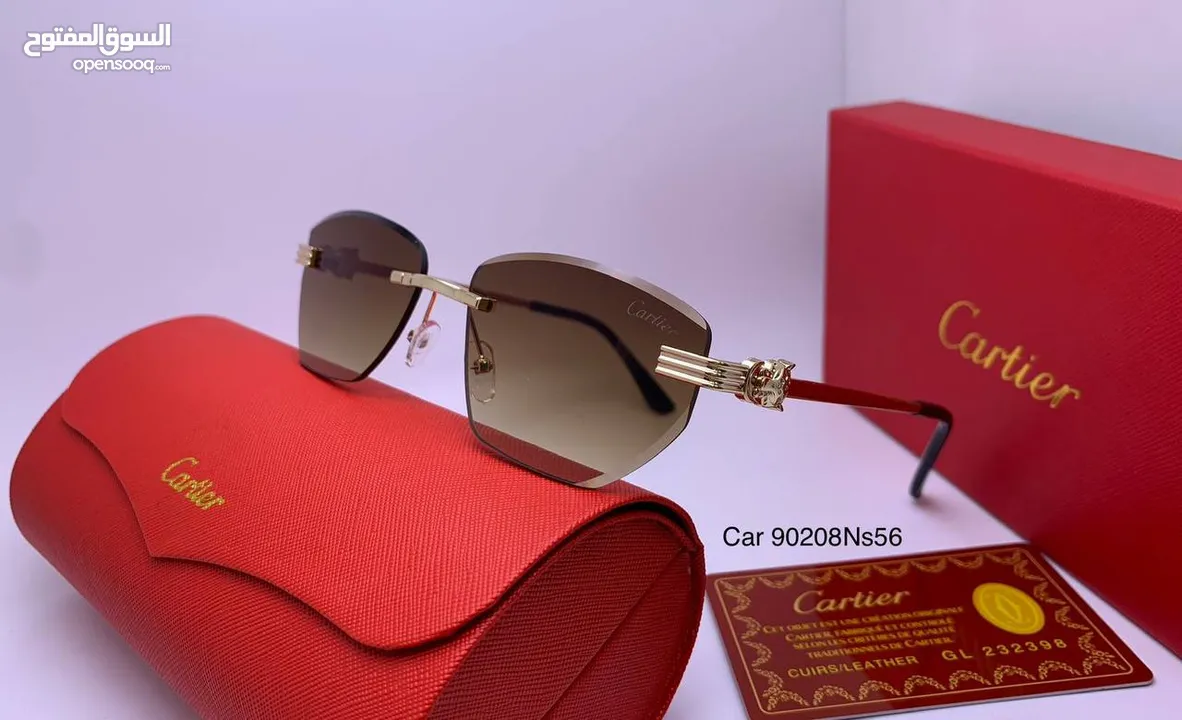 نظارات كارتير cartier glasses رجالية ونسائية مع البوكس