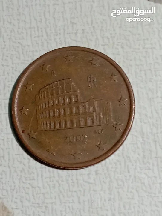 عملة نقدية 5Euro cent 2002