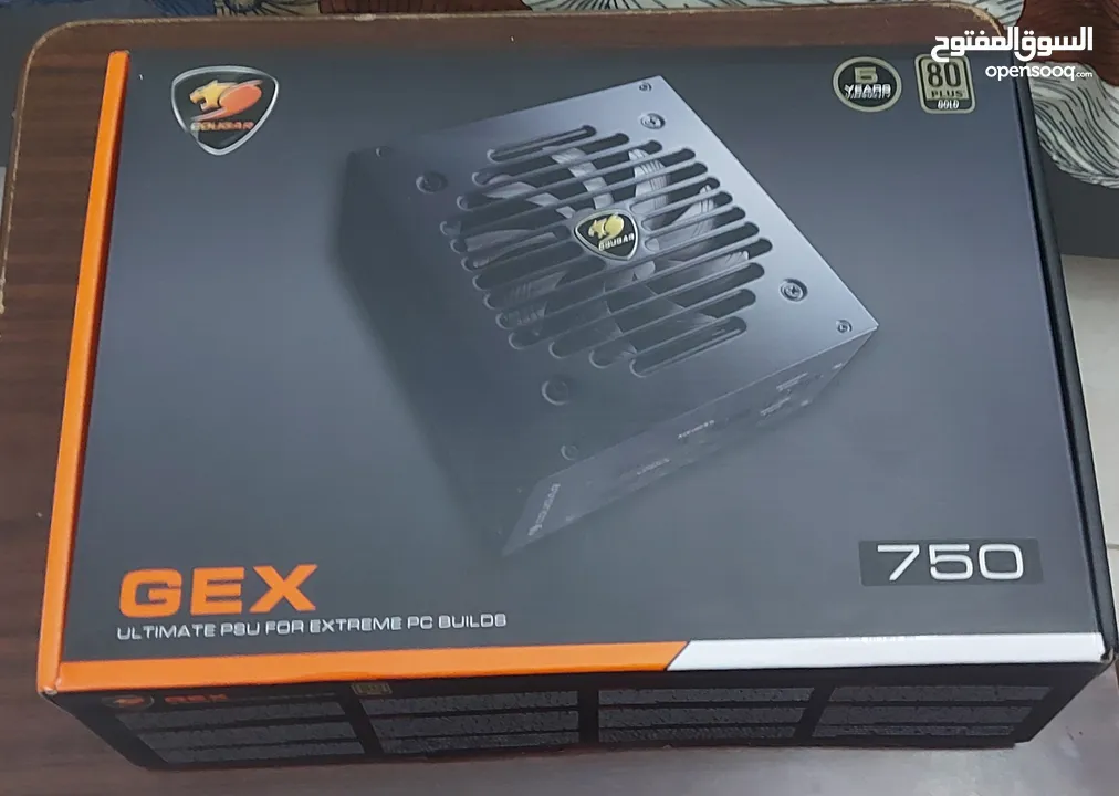 Used Cougar GEX 750W Fully Modular PSU (80plus Gold) for sale