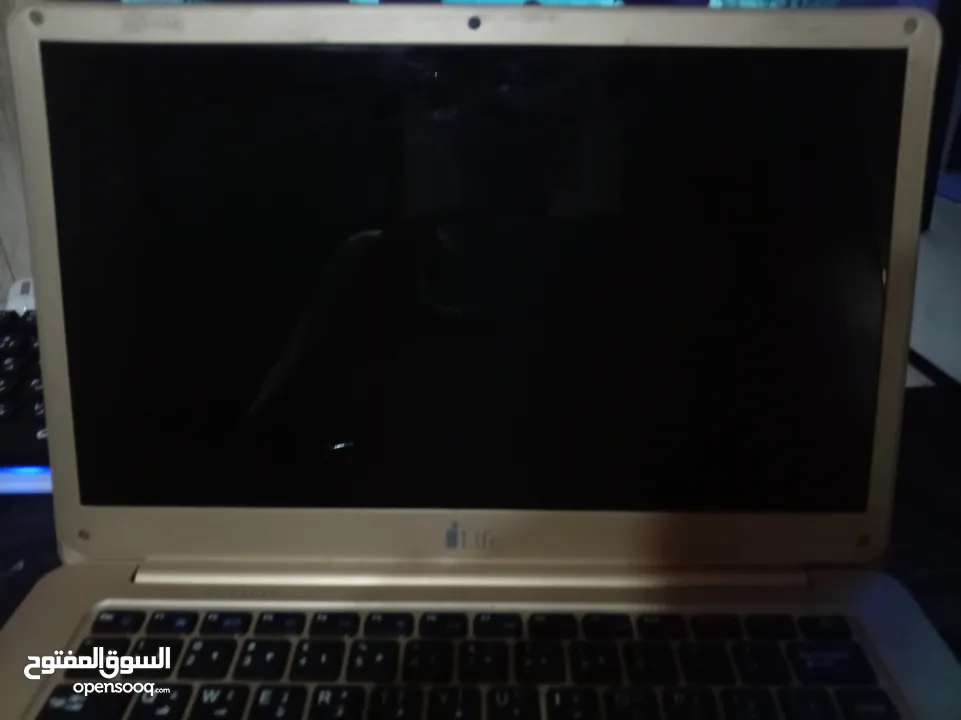 لابتوب ZED AIR H2 للبيع شاشة مكسورة وسعر رمزي