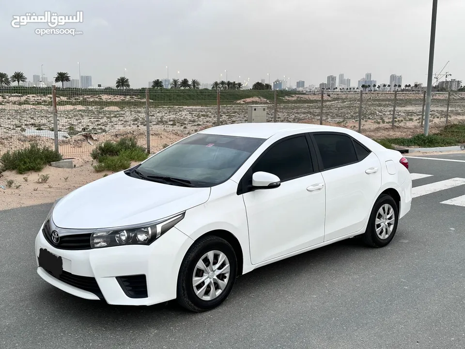 Toyota Corolla 1.6L 2015 Gcc full automatic cross control تويوتا كرولا 2015 خليجي 1600 سي سي مثبت