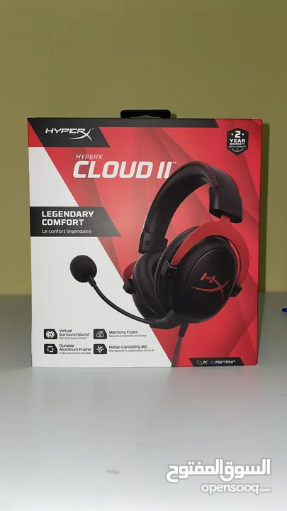 سماعة هايبرد أكس كلاود 2 شبه جديده - hyperx cloud 2