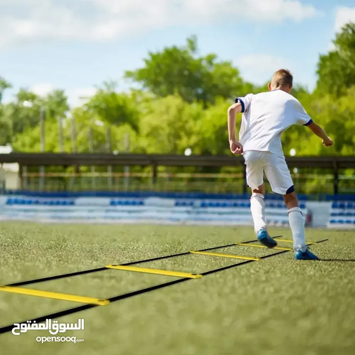 سلم تدريب الأصلي لتطوير مهارات كرة القدم والرشاقة والسرعة البدنية لجميع الأعمار والمستويات الرياضية