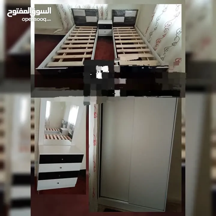 غرف نوم شبابية وبناتية تفصيل للبيع