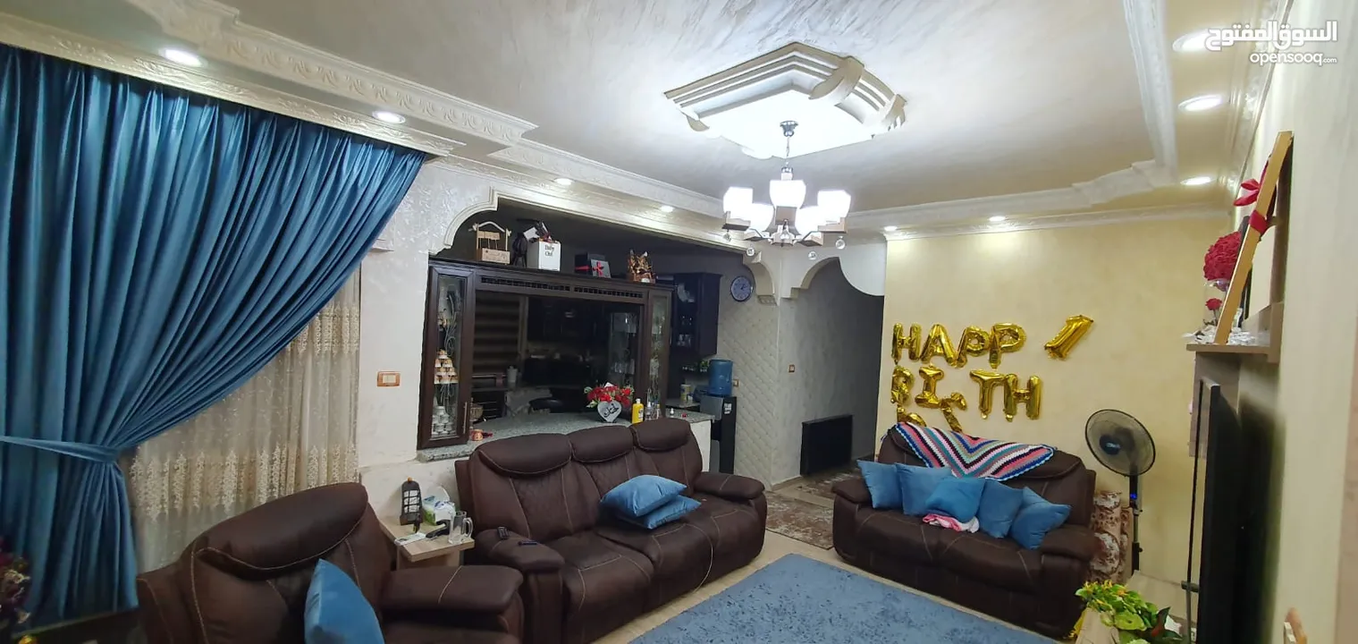 شقة ارضي 150م ممتازة للبيع او البدل في طبربور ابو عليا من المالك