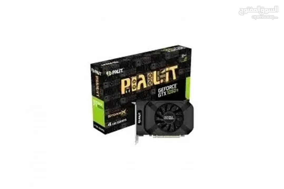 كرت 1050 ti 4gb. بحالة الوكالة استخدام مكتبي لا اكثر