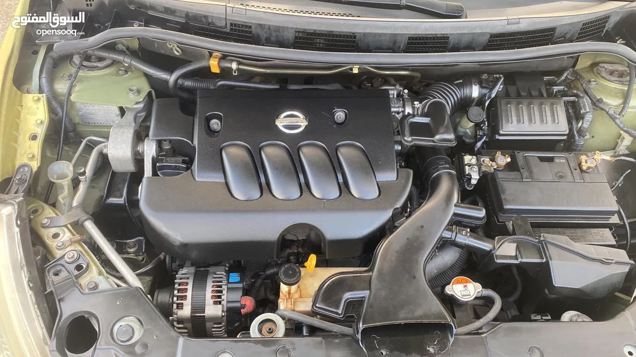 نيسان تيدا NISSAN TIIDA موديل 2008 متور 1800cc راكب جديد  جير عادي