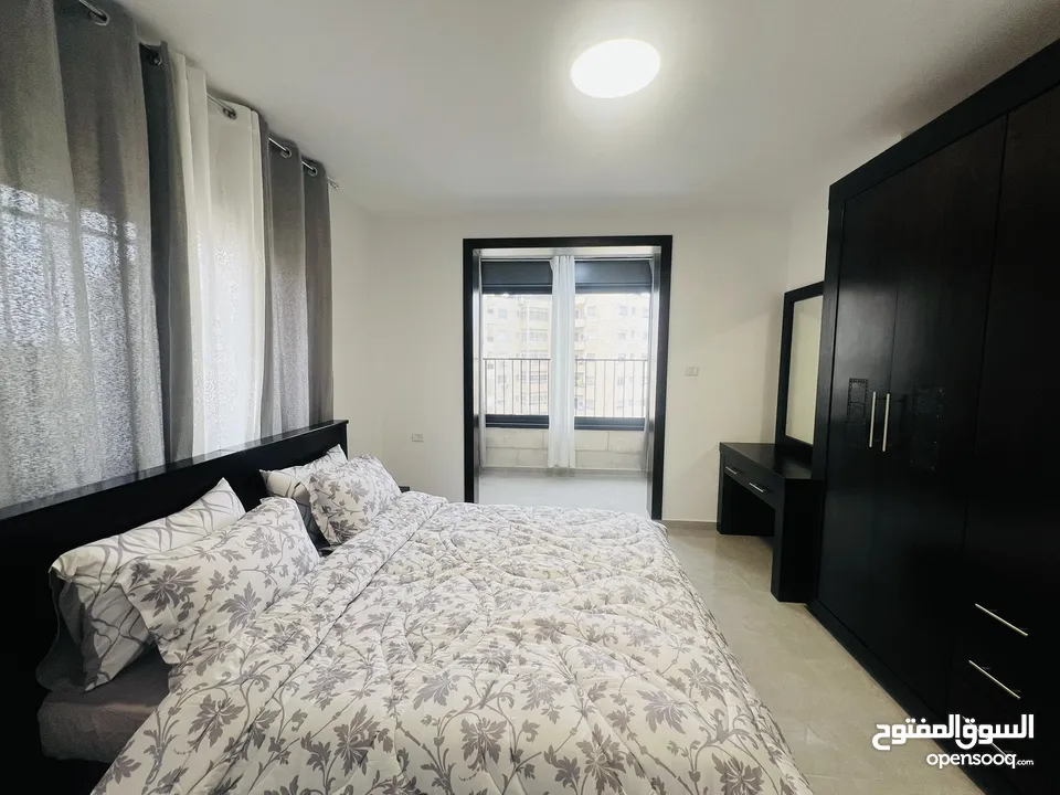 شقة للإيجار مفروشة عفش جديد جديدة لم تسكن من قبل مميزة في منطقة هادئة  عمارة محمد ربحي الحجة