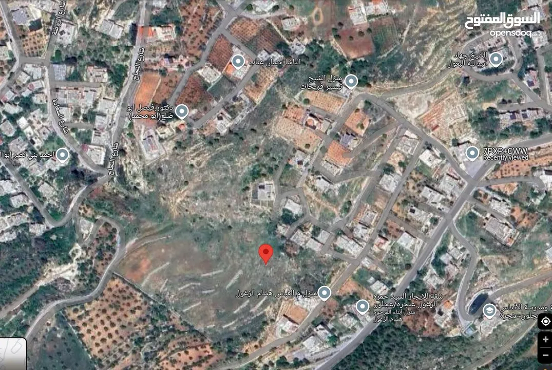 للبيع قطع أراضي سكنية داخل التنظيم في عين البستان الفوقا /حوض ضيف الله. تقع على شارعين وإطلالة كاشفة