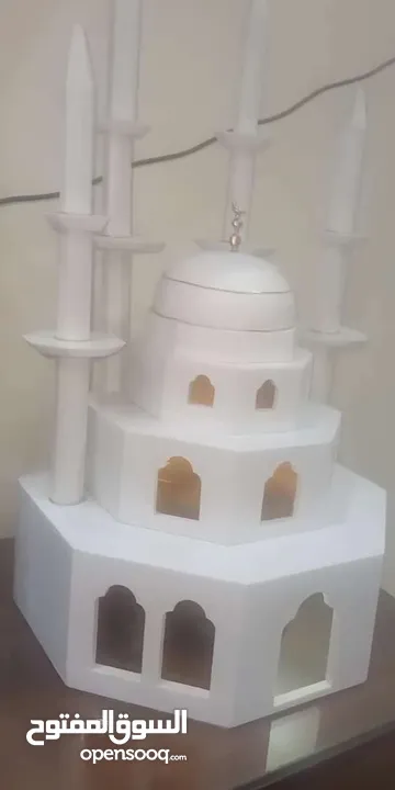 مسجد شغل يدوي تحفه فنيه رائعه