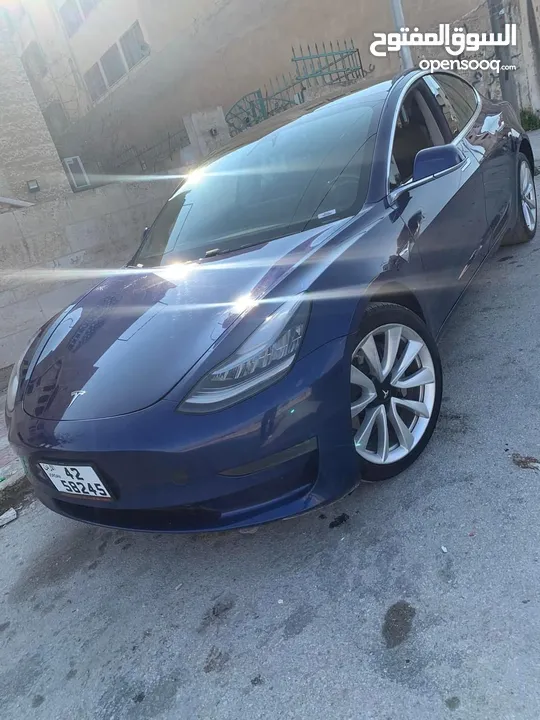 تيسلا 2019 model 3 ستاندرد بلس بحالة الوكالة لون مميز جنط 19 للبيع بسعر لقطة ومحروووووق