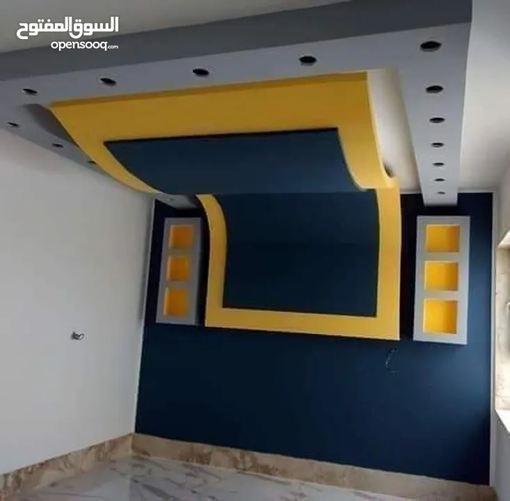 محمد المصرى  عمل جميع انواع الدهانات والديكورات الحديثه ومعالجة الرطوبه