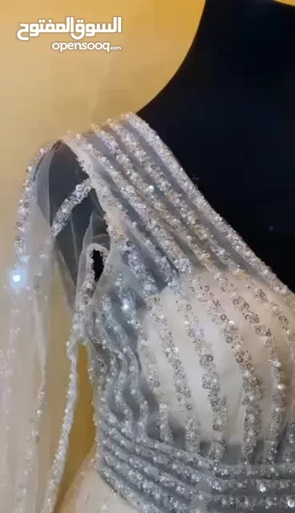 فستان سهرة جديد (مش ملبوس )