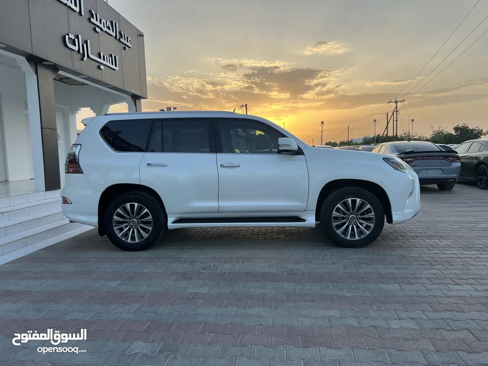 لكزس GX460 رقم واحد ابيض 2020