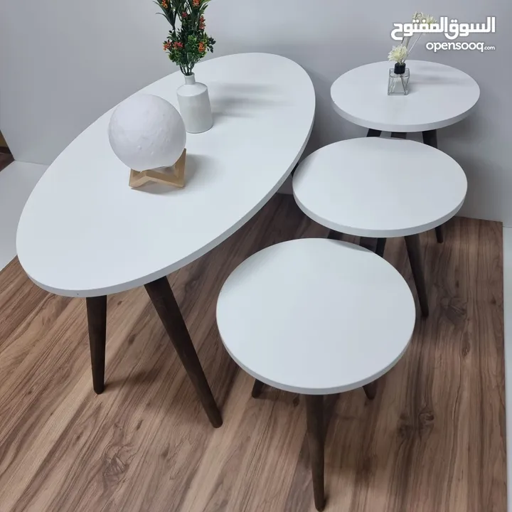 طاولات وسط نظام تركي  4 قطع     العرض لفتره محدوده سارع بالطلب