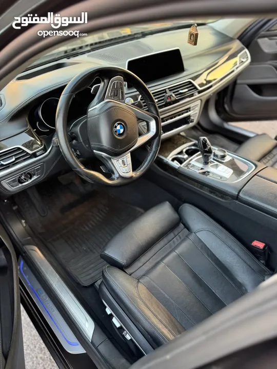 BMW 740E 2017 FULLY LOADED فيراني غامق مميزة