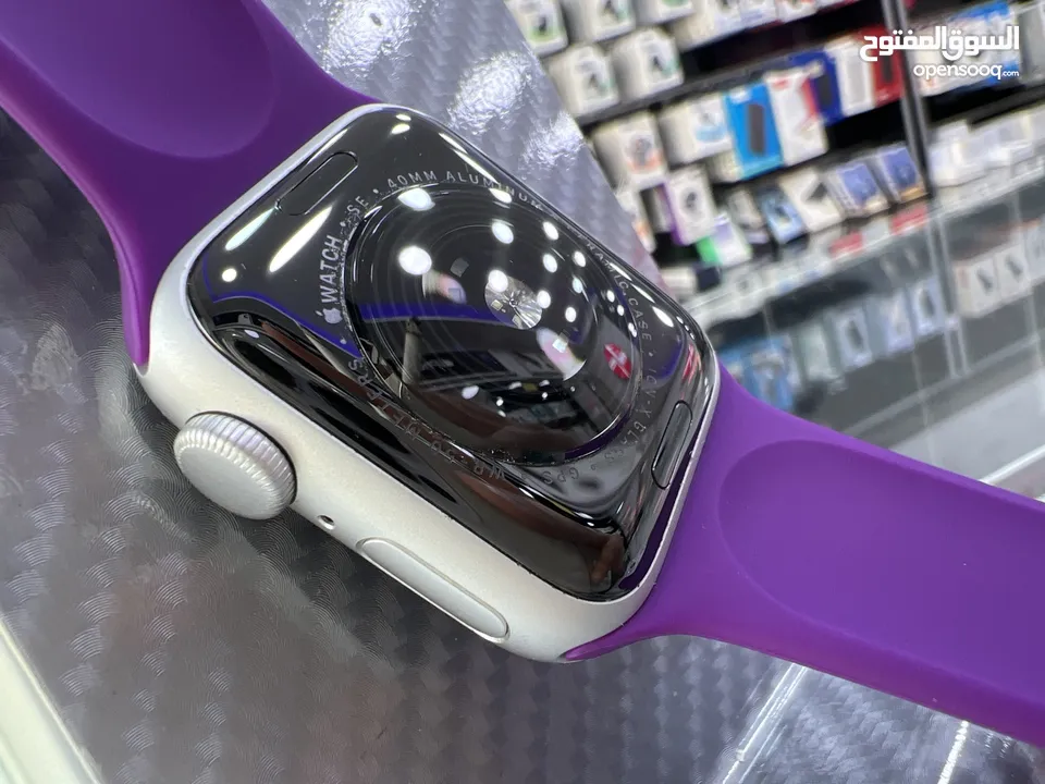 Used Apple Watch Series SE (40mm)  ساعة ايفون اس اي (40 مم) مستعملة بحالة ممتازة بطارية فوق ال95٪؜