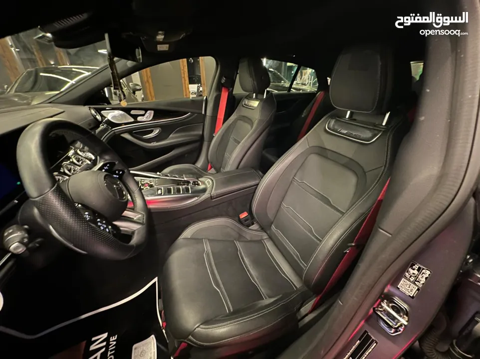 Mercedes GT43  Model 2022 18,000km رمادي مط فرش اسود لون موڤ قابل للازالة(ستيكر) 3000cc 6 سلندر