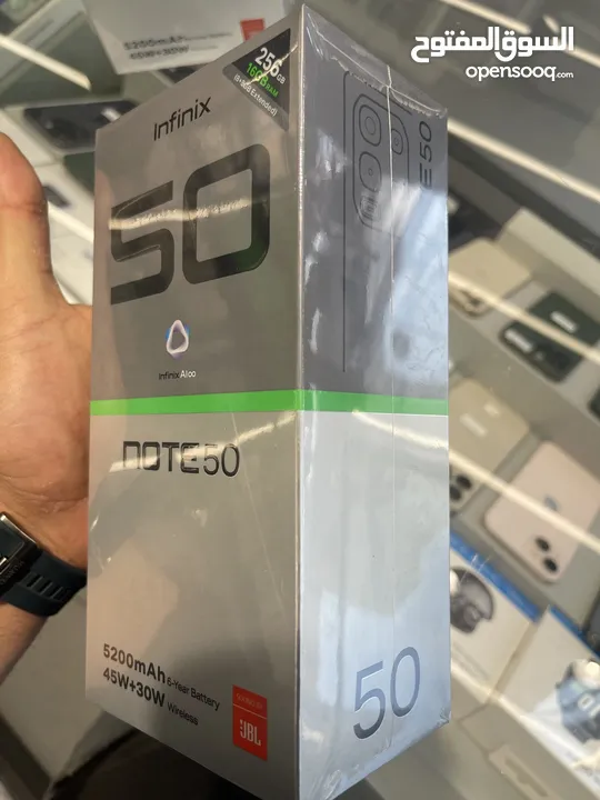 Infinix note 50 16/256 gb كفالة الوكيل الرسمي