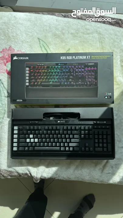 CORSAIR K95 RGB PLATINUM PREMIUM GAMING KEYBOARD  EXCELLENT QUALITY  FOR SERIOUS GAMERS