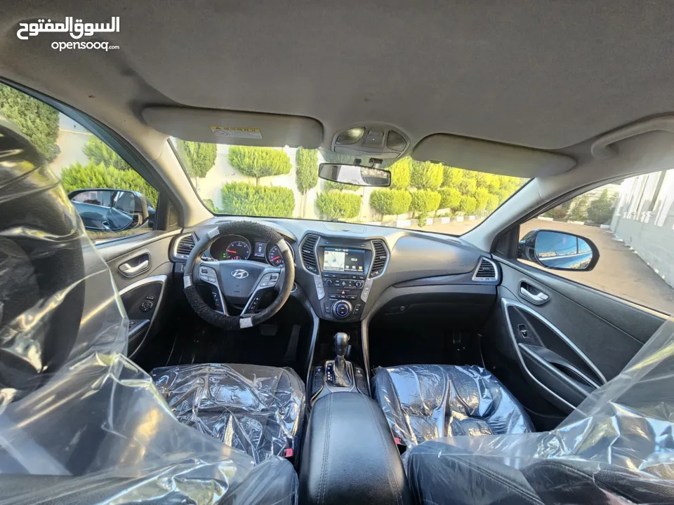 جيب هونداي سنتافي فل ما عدا فتحة لون بترولي مميز سعر حرق على الكاش