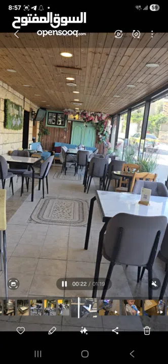 مطعم وكافيه للضمان الشهري جاهز