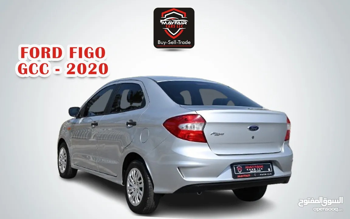 0% DP - LOW MILEAGE - FORD FIGO 1.6L V4 2020  - FIRST OWNER - ORIGINAL PAINT - GCC SPECS