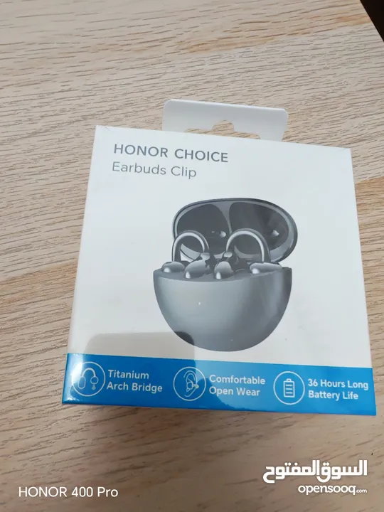 سماعة جديدة لم تفتح من الكيس honor choice earbuds clip