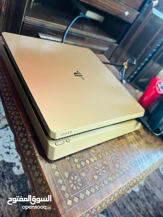 Playstation 4 Slim Gold Edition بلاستيشن 4 مهكر