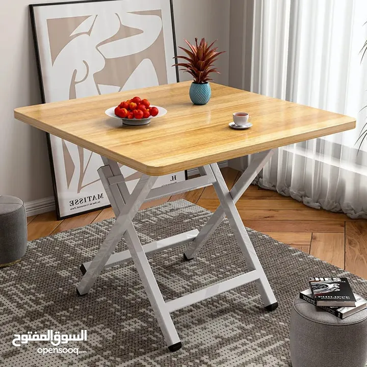 طاولة خشبية محمولة قابلة للطي - Portable Foldable Wooden Table