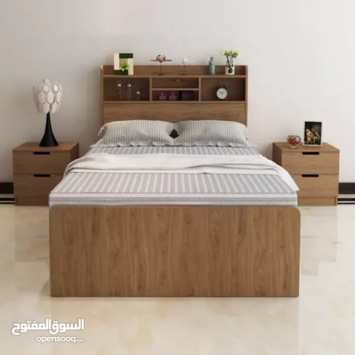 تخوت مفرد شباب مقاس 190 في 90  خزين او بكس تخت بدون فرشه